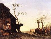 paulus potter Driving the Cattle to Pasture in the Morning oil painting picture wholesale